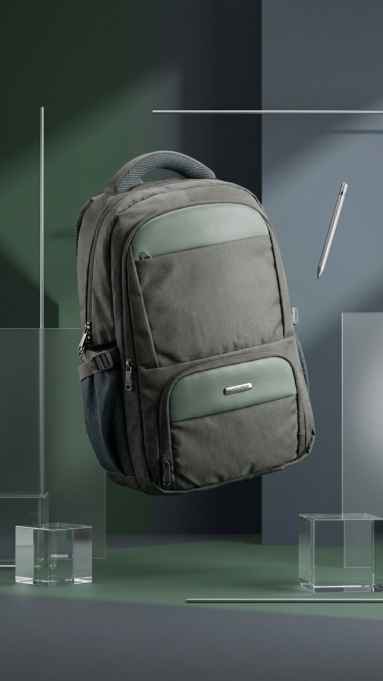 backpack 👇
Otwal trennds Pro Backpack – Water-Resistant Laptop Bag with Multi-Compartment Storage (Beige Grey)